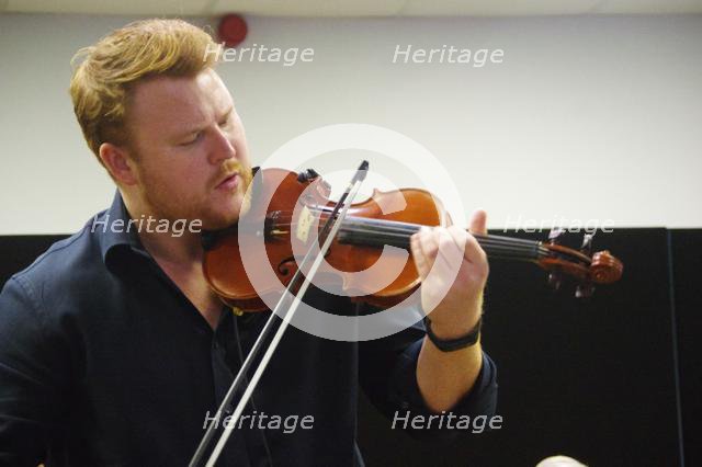 Ben Holder, Deanwood Park Golf Course, Newbury, Berks, 13 October 2019. Creator: Brian O'Connor.
