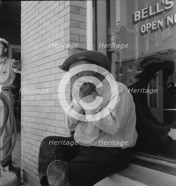 A Texas cattleman is distinguished..., Van Horn, Texas, 1937. Creator: Dorothea Lange.