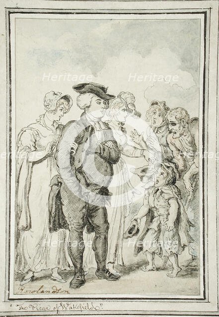 The Vicar of Wakefield, c1817. Creator: Thomas Rowlandson.