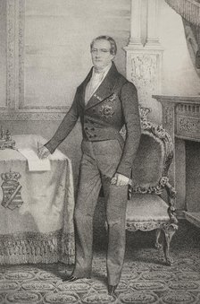 Frederick Augustus II of Saxony, (1797-1854), King of Saxony (1836-1854), 1852. Creator: Adolfo Martinez.