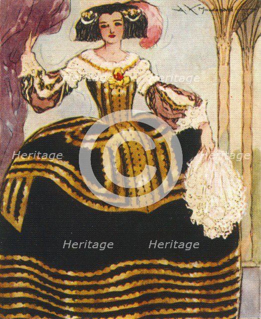 Isabella of Bourbon, Countess of Charolais (1436-1465), 1937. Artist: Alexander K MacDonald