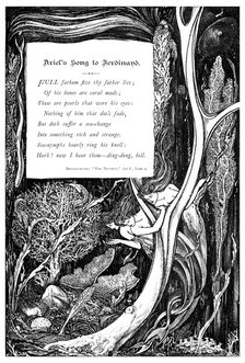 Ariel's song to Ferdinand, 1895. Artist: Unknown