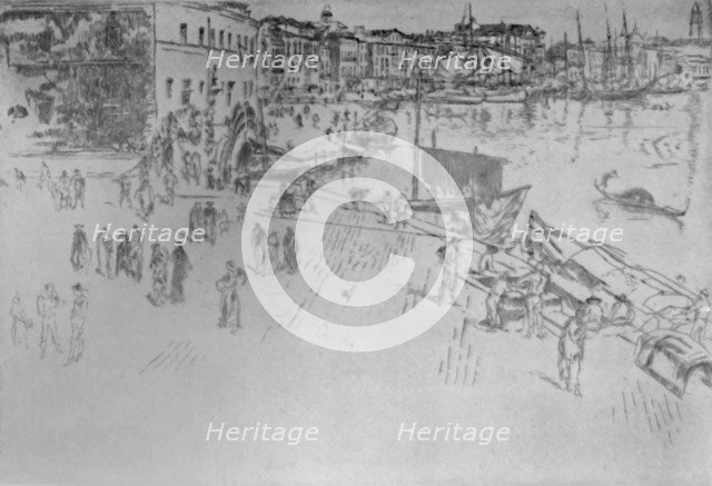 'The Riva (No. 1)', 1879-1880, (1925). Creator: James Abbott McNeill Whistler.