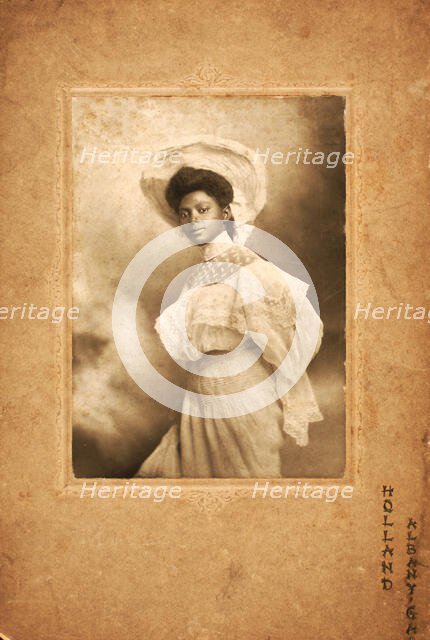 [An unidentified friend of Emily Smith Mallard that she met at Talladega College], c1900. Creator: Unknown.