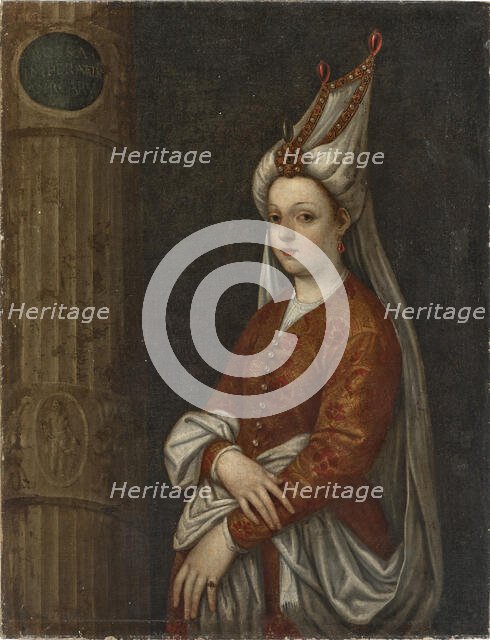 Portrait of Roxelana, 17th century. Creator: Anonymous.