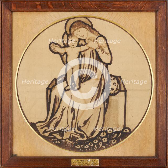 Virgin and Child, 1861-2. Creator: Sir Edward Coley Burne-Jones.