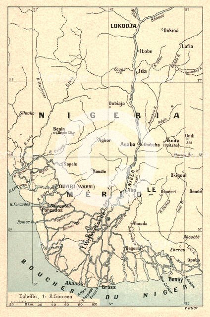 ''Delta du Niger; L'Ouest Africain', 1914. Creator: Unknown.