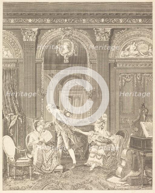 Le Billet doux, 1778. Creator: Nicolas Delaunay.