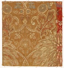 Textile Fragment, 1800s. Creator: Unknown.