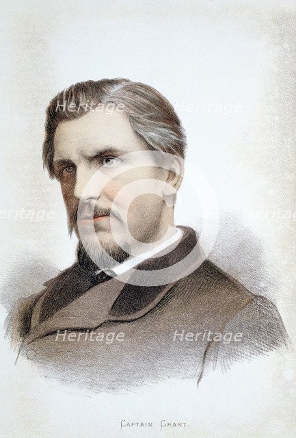 Captain James Augustus Grant, Scottish explorer, 19th century. Artist: Unknown
