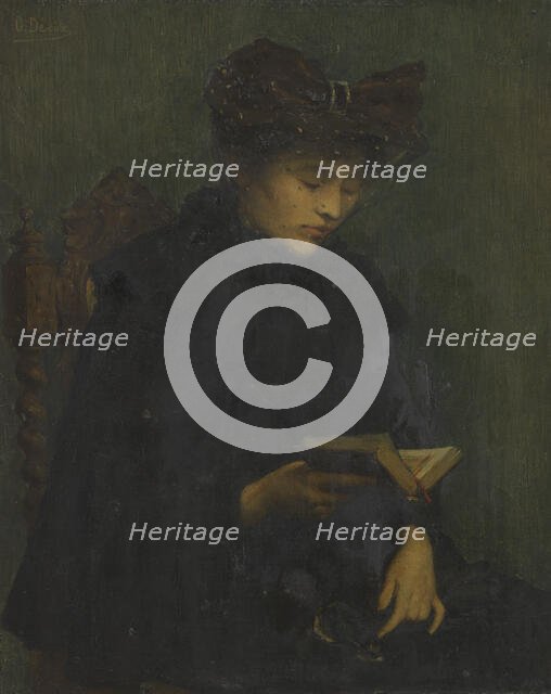 Liseuse, 1898. Creator: Georges Décôte.