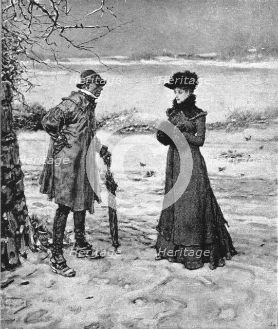 ''Pictures of the Year - VIII. "The Winter of our Discontent ", after GH Boughton, ARA,1891. Creator: Unknown.