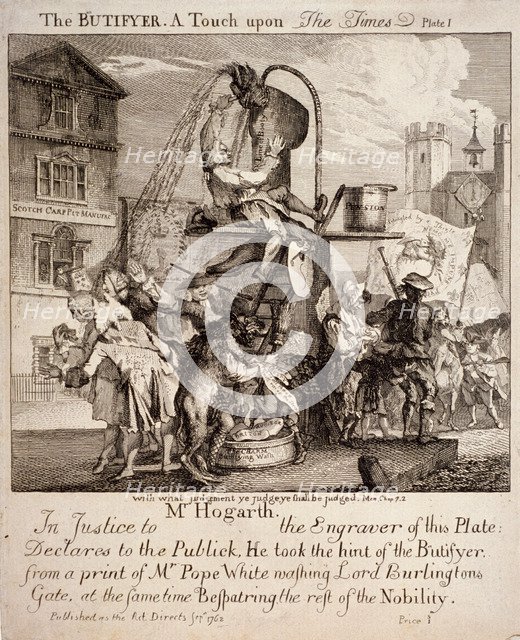 William Hogarth, 1762. Artist: Paul Sandby