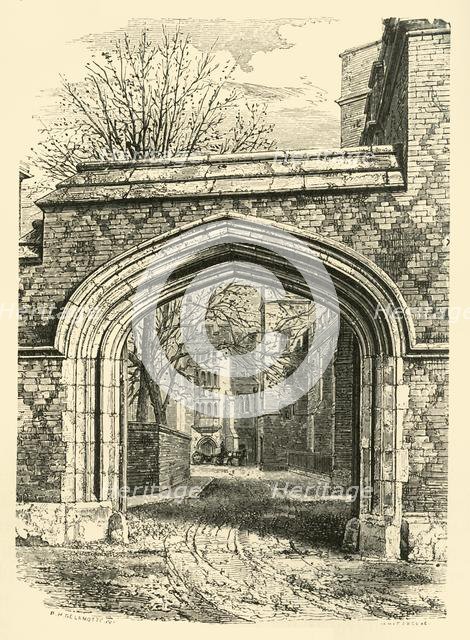 'Entrance to Weston's Yard', 1911. Creator: Unknown.