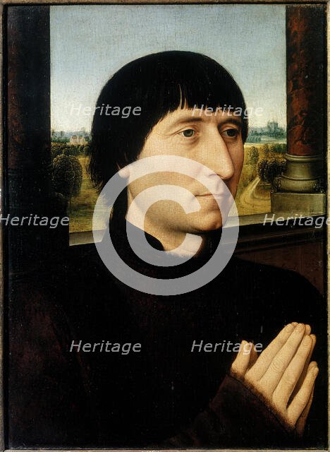 Portrait of Willem Moreel, 1482. Creator: Memling; Hans (1433/40-1494).