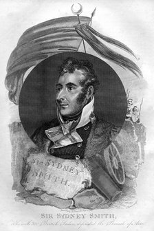Admiral Sir William Sydney Smith (1764-1840), naval commander, 1816.Artist: I Brown