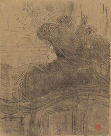 Cléo de Mérode, 1896. Creator: Henri de Toulouse-Lautrec.
