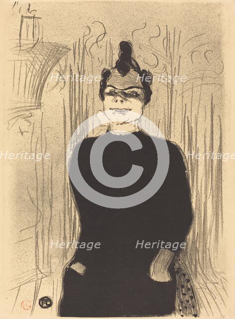 At La Gaiete Rochechouart: Nicolle (A La Gaieté Rochechouart: Nicolle), 1893. Creator: Henri de Toulouse-Lautrec.