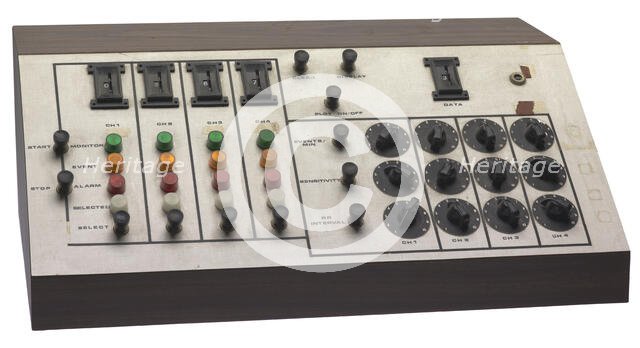 Prototype of a digital heart rhythm monitor developed by Dr. L. Julian Haywood, 1966-1969. Creator: Unknown.