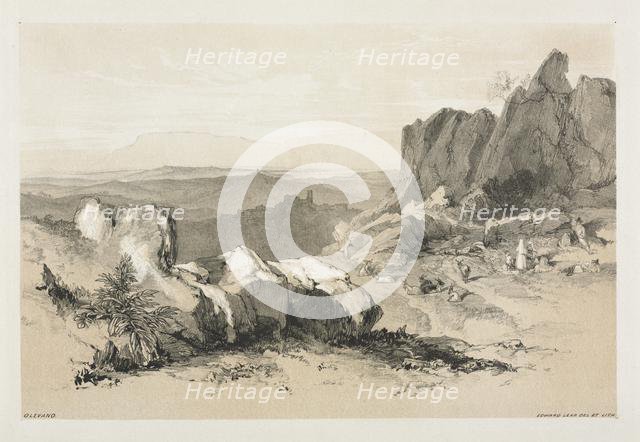 Olevano. Creator: Edward Lear (British, 1812-1888).