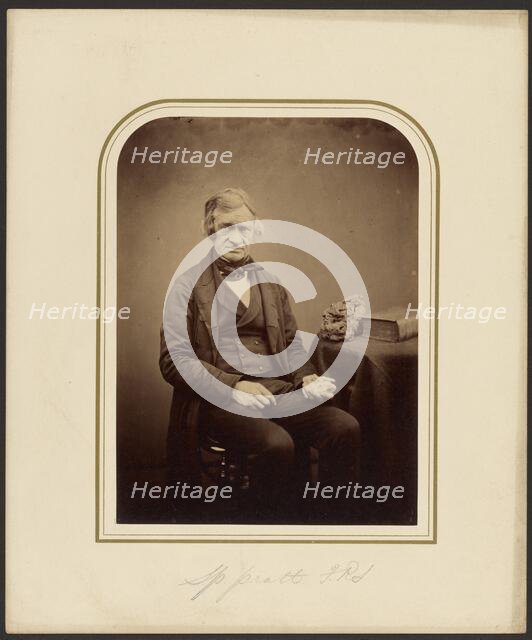 S.P. Pratt, F.R.S., about 1850. Creator: Maull & Polyblank.