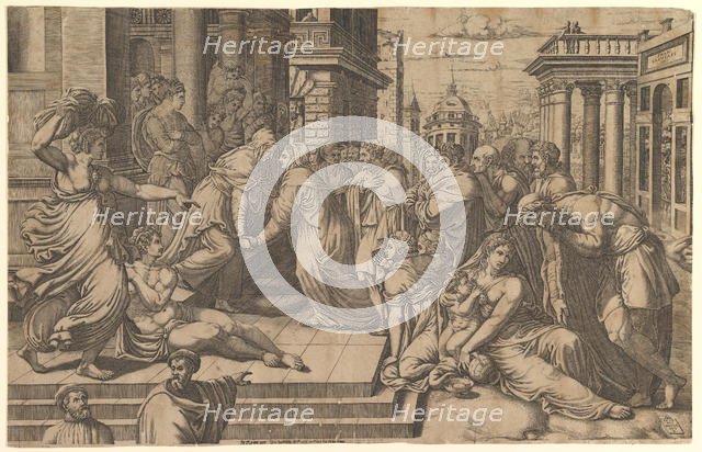 The Visitation, 1540-50. Creator: Giorgio Ghisi.