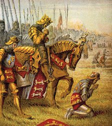 'The Battle Of Agincourt, 1415', (c1850). Artist: Unknown