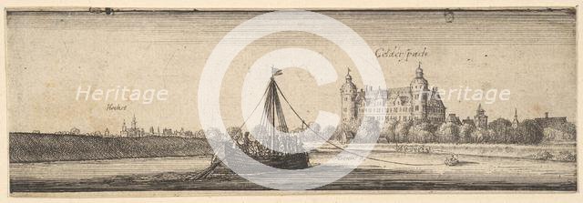 Kelsterbach Castle near Höchst am Main, 1642-44. Creator: Wenceslaus Hollar.