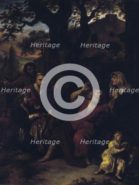 Joseph´s bloody coat, 1655. Creator: Govaert Flinck.