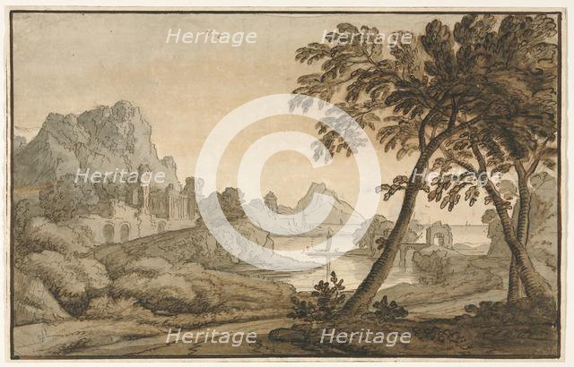 Italian Landscape, 1700s. Creator: Anonymous.