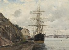 Sea Approach to Stockholm, 1885. Creator: Knut Axel Lindman.
