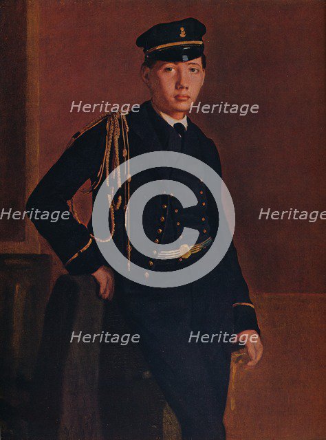 'Achille de Gas in the Uniform of a Cadet', 1856-1857. Artist: Edgar Degas.