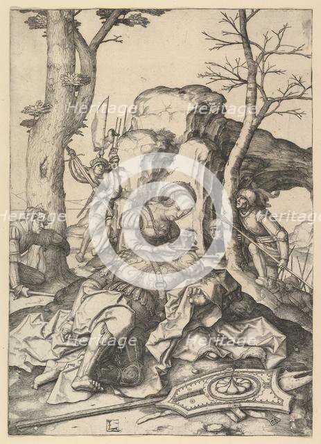 Samson and Delilah, ca. 1507. Creator: Lucas van Leyden.