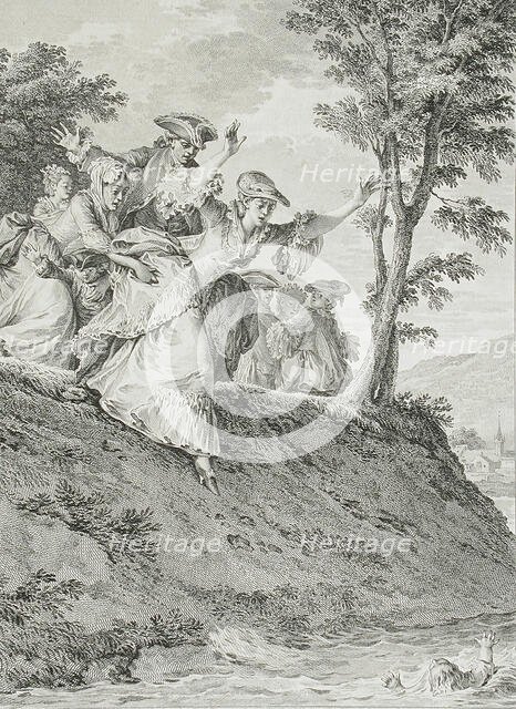 L'Amour maternel, 1777. Creator: Antoine Jean Duclos.