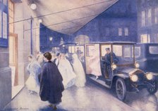 Poster advertising Rolls-Royce cars, c1907. Artist: Charles Sykes