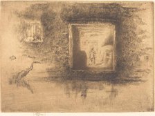 Nocturne: Furnace, 1880. Creator: James Abbott McNeill Whistler.