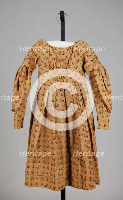 Dress, American, 1837-40. Creator: Unknown.