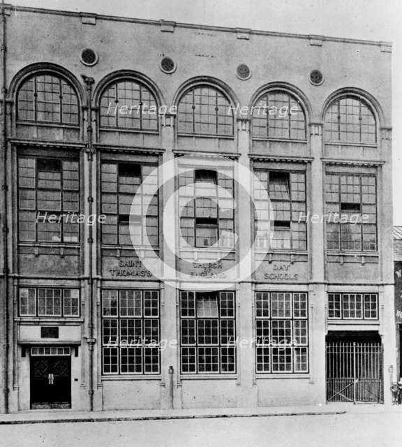 St Thomas' Church of England Day School, Birmingham, West Midlands. Artist: Unknown