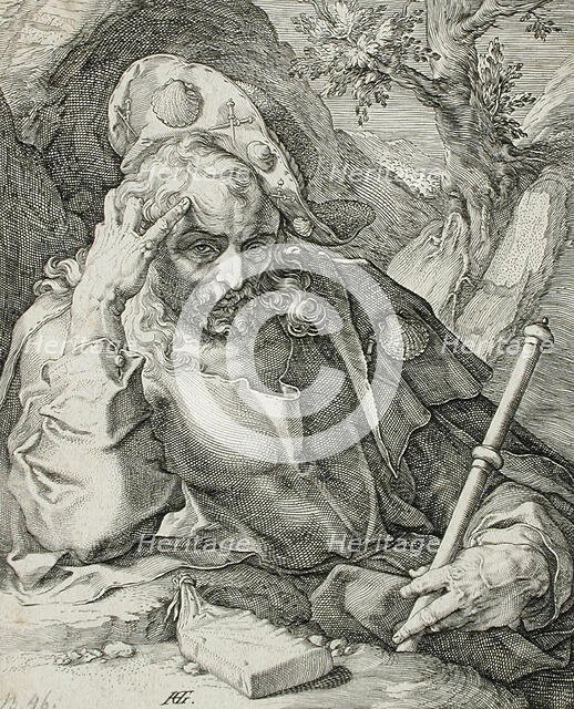 Saint James the Greater, 1589. Creator: Hendrik Goltzius.