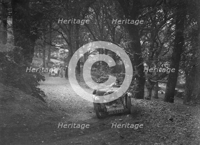 MG J2 taking part in the B&HMC Brighton-Beer Trial, 1934. Artist: Bill Brunell.