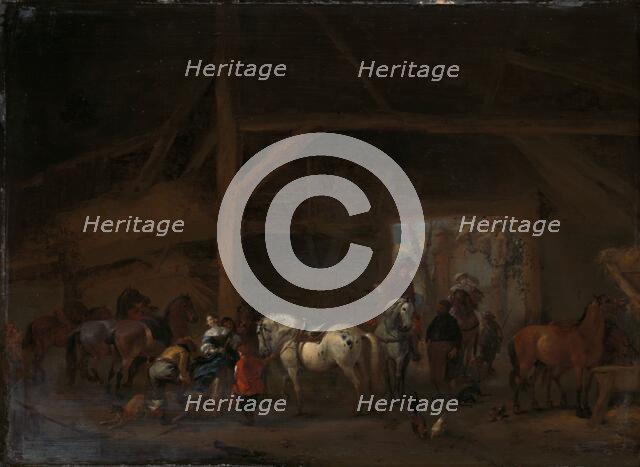A Stable, c.1665-1668. Creator: Philip Wouverman.