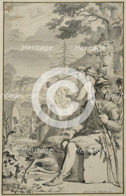 Exotic scene. Creator: Gerard van Houten.