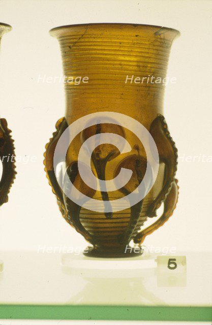 Anglo-Saxon Claw Beaker, c7th century. Artist: Unknown.