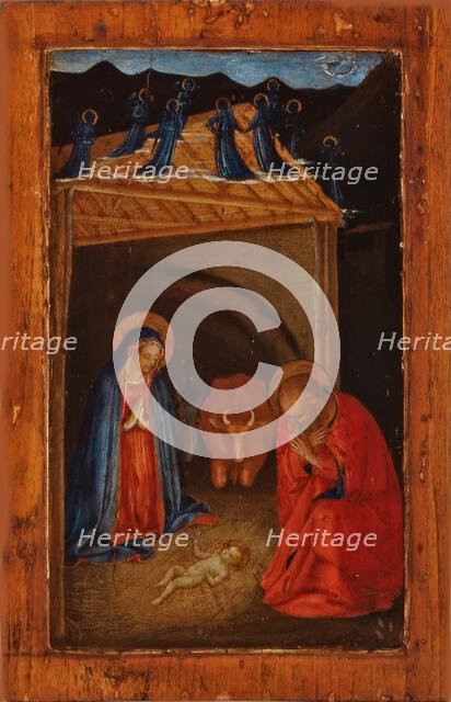 Christmas, 1428-1429. Creator: Angelico, Fra Giovanni, da Fiesole (around 1400-1455).