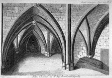 St Michael's Crypt, Aldgate, London, 1789. Artist: Anon