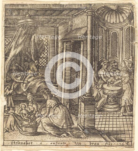 The Birth of John the Baptist, 1576. Creator: Leonard Gaultier.