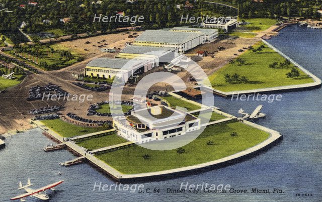 Dinner Key, Coconut Grove, Miami, Florida, USA, 1946. Artist: Unknown