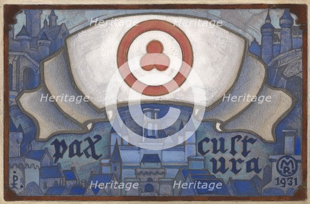 Banner of Peace, 1931. Artist: Roerich, Nicholas (1874-1947)