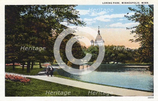 Loring Park, Minneapolis, Minnesota, USA, 1915. Artist: Unknown