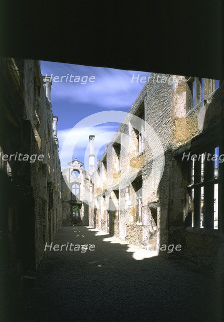 The Long Gallery, Kirby Hall, Northamptonshire, 1998. Artist: N Corrie